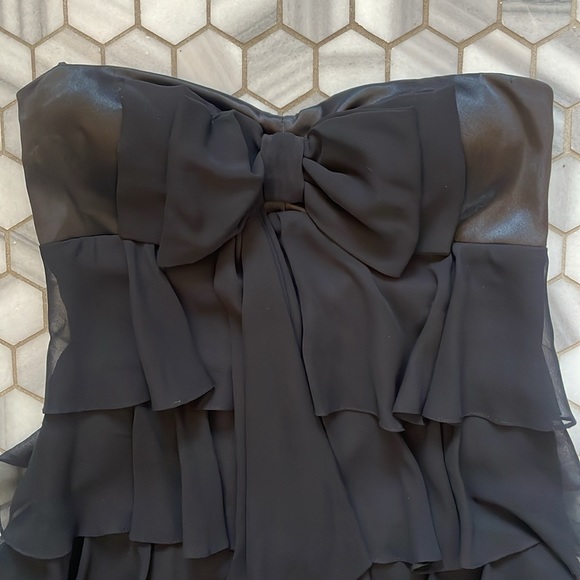 Little Black Strapless Dress - Picture 5 of 5